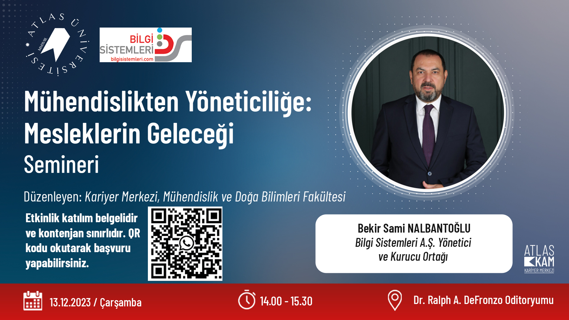 Mühendislikten Yöneticiliğe Mesleklerin Geleceği Semineri