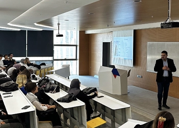 Ömür BENEK met with our students.